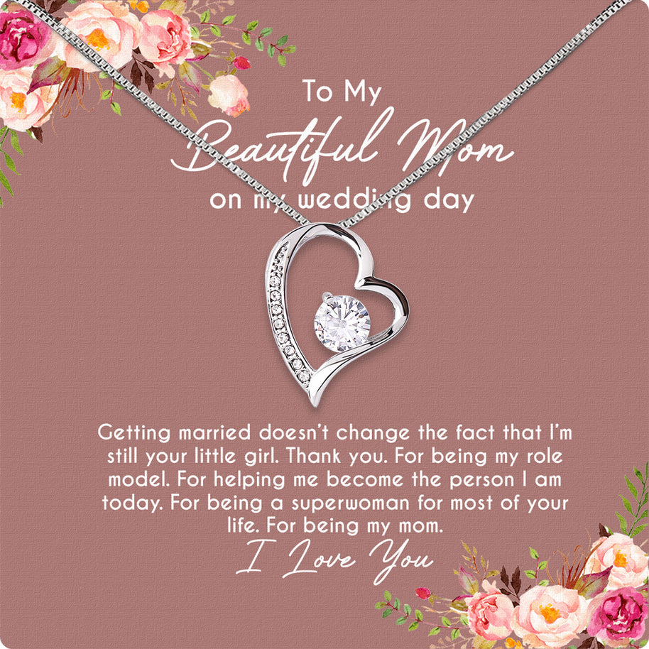 Mom Necklace for Daughter's or Son's Wedding: A Timeless Gift of Love and Gratitude
