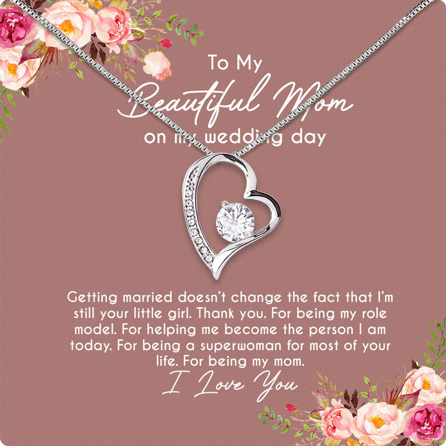 Mom Necklace for Daughter's or Son's Wedding: A Timeless Gift of Love and Gratitude