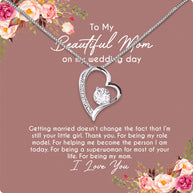 Mom Necklace for Daughter's or Son's Wedding: A Timeless Gift of Love and Gratitude