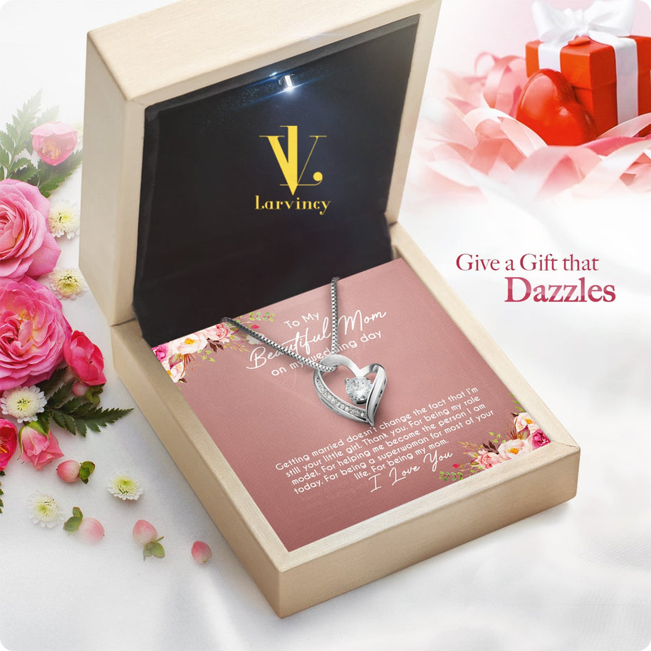 Mom Necklace for Daughter's or Son's Wedding: A Timeless Gift of Love and Gratitude