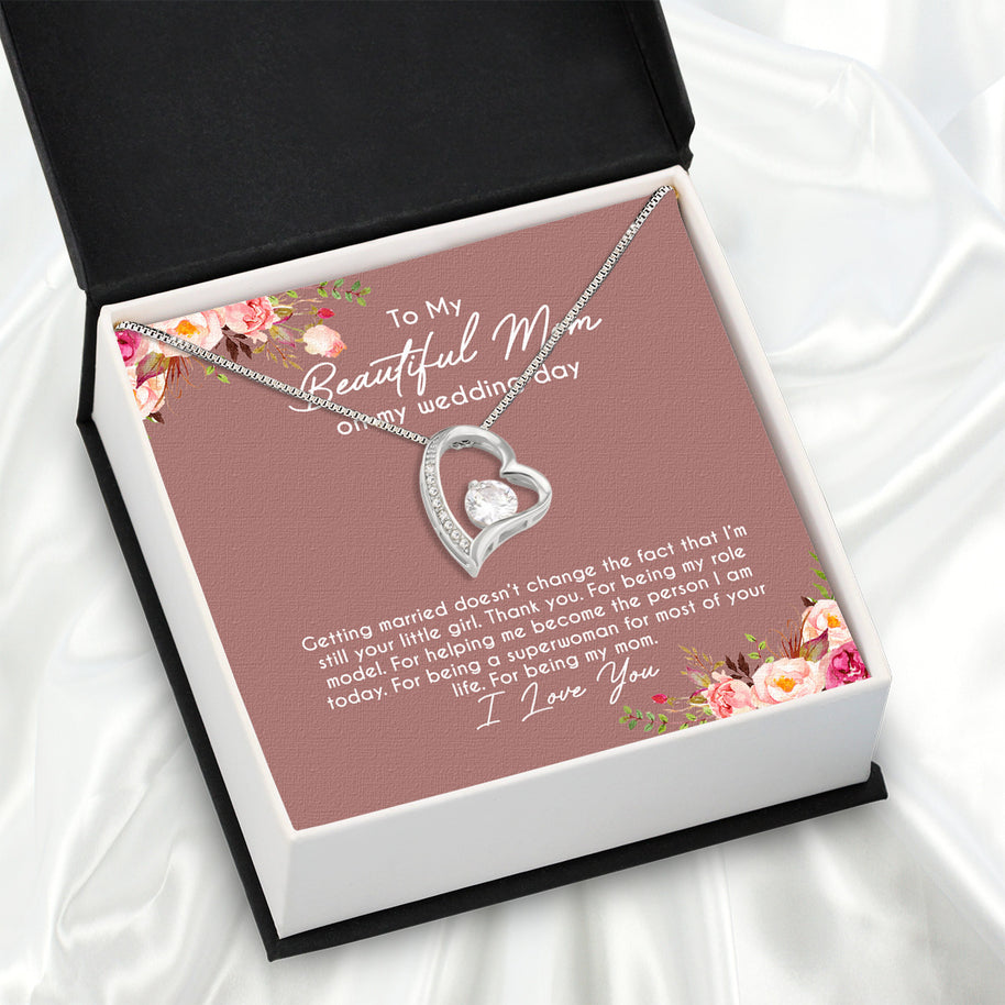 Mom Necklace for Daughter's or Son's Wedding: A Timeless Gift of Love and Gratitude