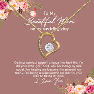 Mom Necklace for Daughter's or Son's Wedding: A Timeless Gift of Love and Gratitude