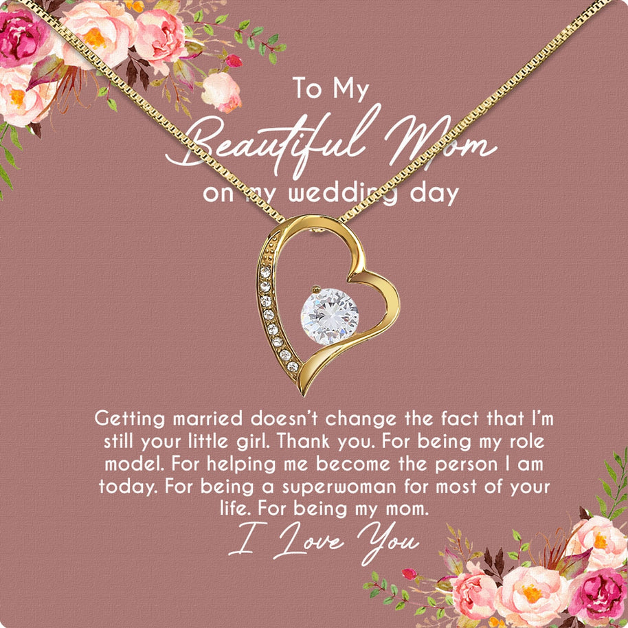 Mom Necklace for Daughter's or Son's Wedding: A Timeless Gift of Love and Gratitude