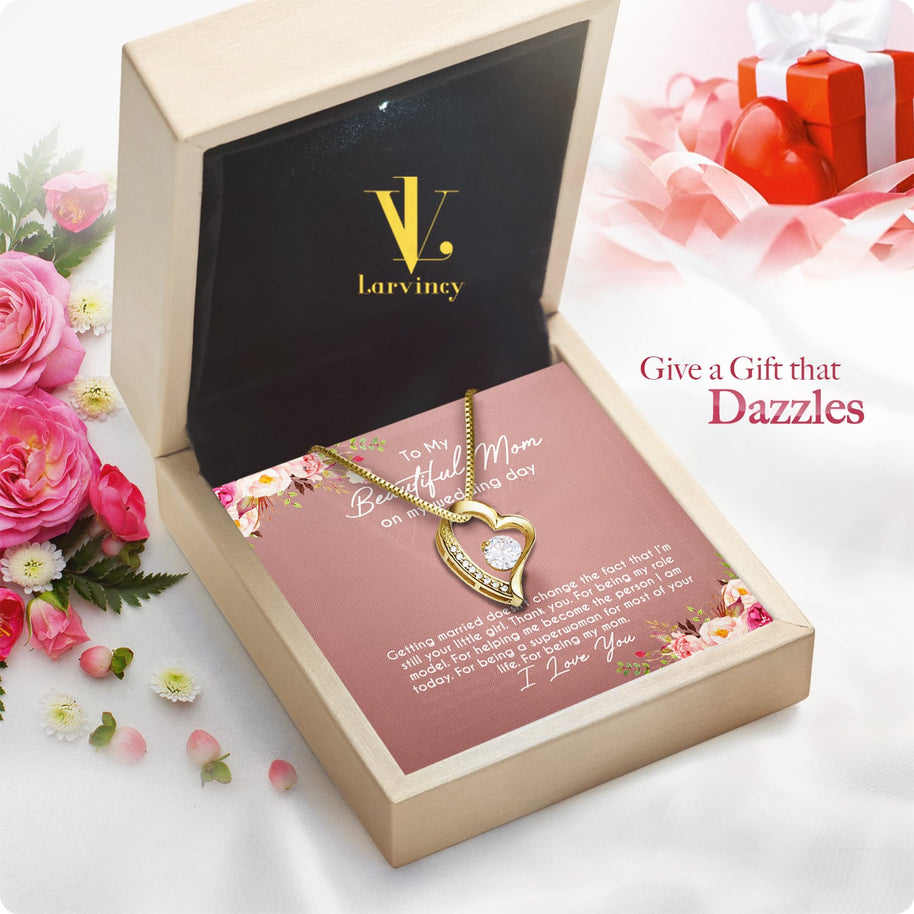 Mom Necklace for Daughter's or Son's Wedding: A Timeless Gift of Love and Gratitude