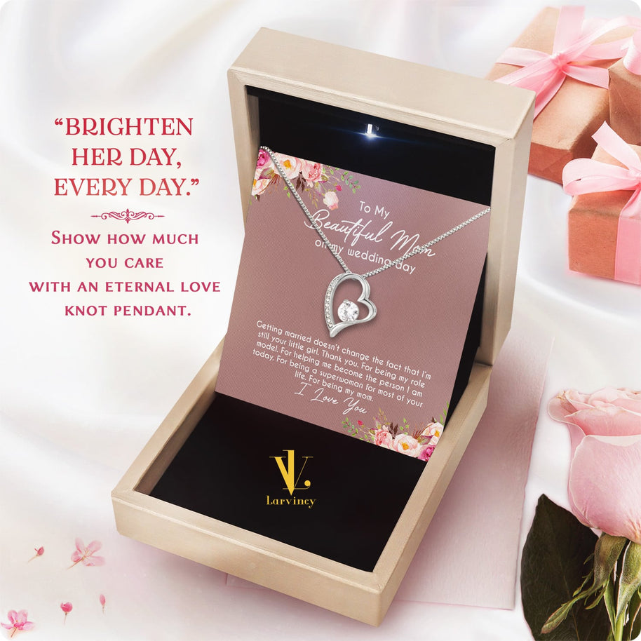 Mom Necklace for Daughter's or Son's Wedding: A Timeless Gift of Love and Gratitude