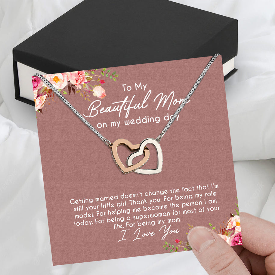 Mom Necklace for Daughter's or Son's Wedding: A Timeless Gift of Love and Gratitude