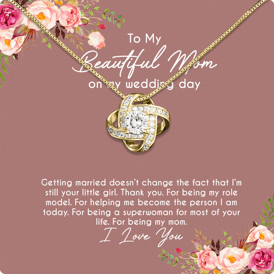 Mom Necklace for Daughter's or Son's Wedding: A Timeless Gift of Love and Gratitude