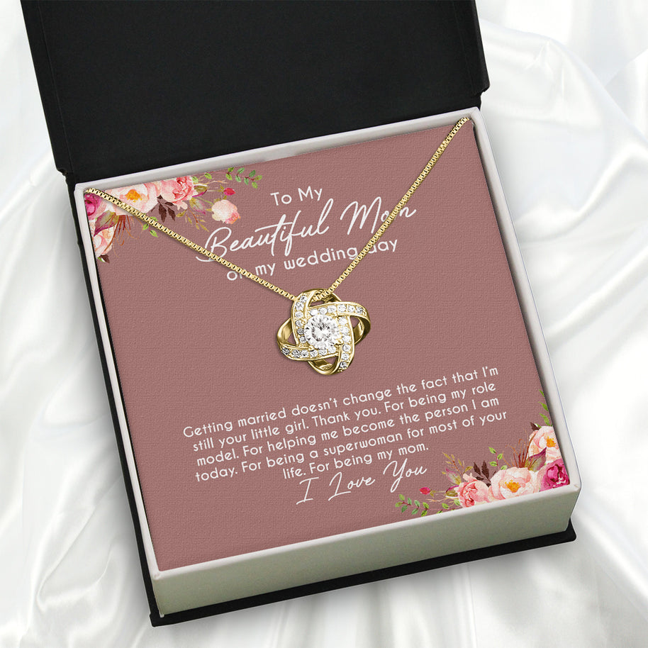 Mom Necklace for Daughter's or Son's Wedding: A Timeless Gift of Love and Gratitude