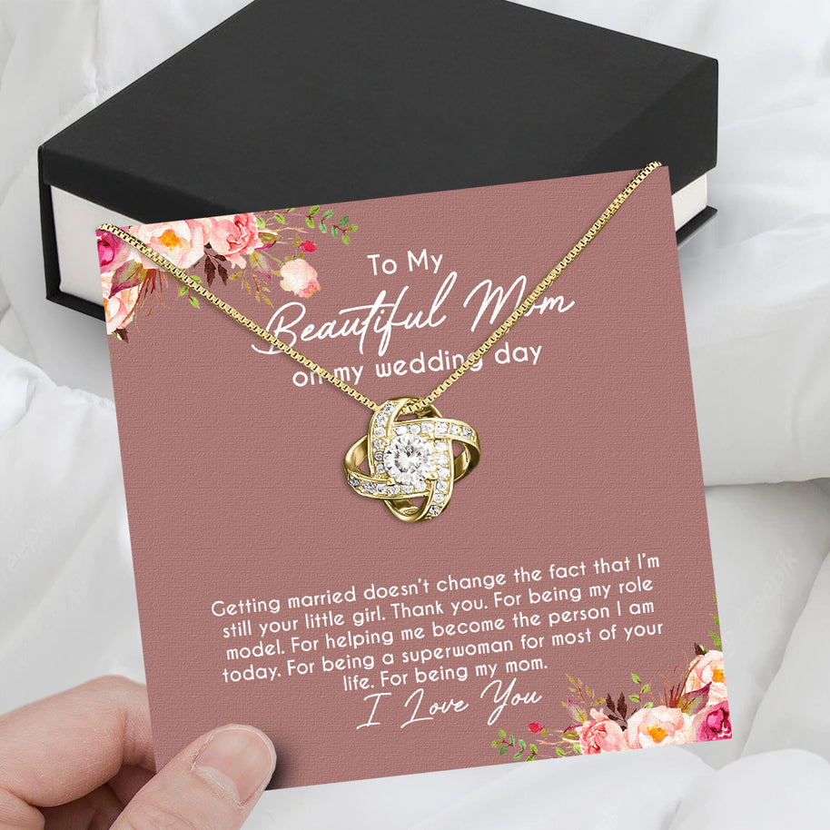 Mom Necklace for Daughter's or Son's Wedding: A Timeless Gift of Love and Gratitude