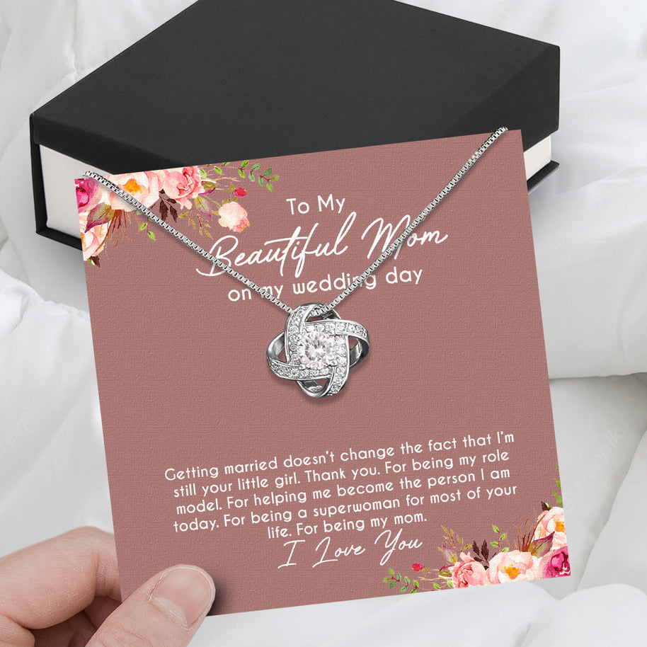 Mom Necklace for Daughter's or Son's Wedding: A Timeless Gift of Love and Gratitude
