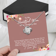 Mom Necklace for Daughter's or Son's Wedding: A Timeless Gift of Love and Gratitude