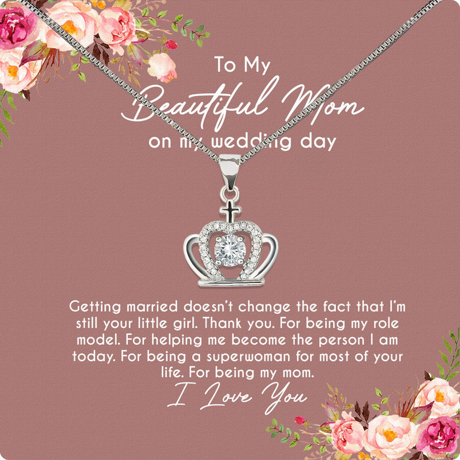 Mom Necklace for Daughter's or Son's Wedding: A Timeless Gift of Love and Gratitude