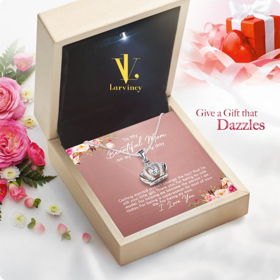 Mom Necklace for Daughter's or Son's Wedding: A Timeless Gift of Love and Gratitude