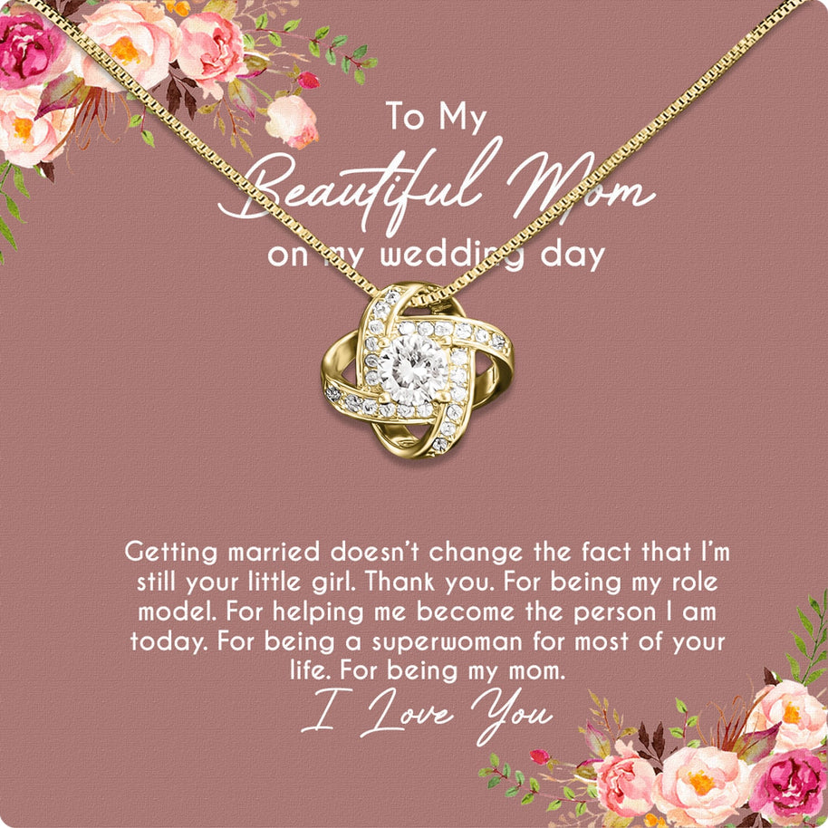 Mom Necklace for Daughter's or Son's Wedding: A Timeless Gift of Love and Gratitude