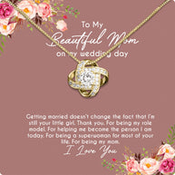 Mom Necklace for Daughter's or Son's Wedding: A Timeless Gift of Love and Gratitude