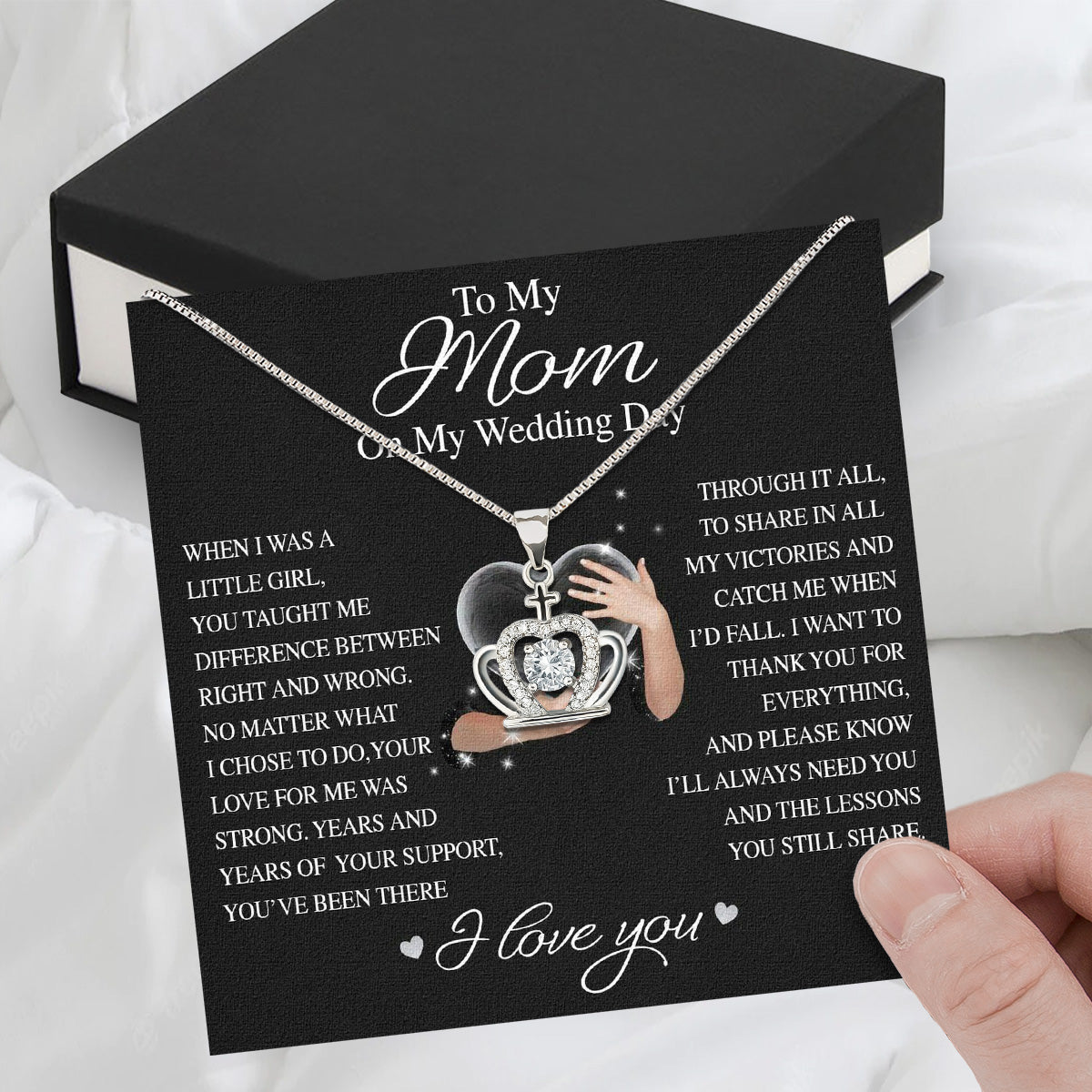 Mom Necklace for Daughter's or Son's Wedding: A Timeless Gift of Love and Gratitude