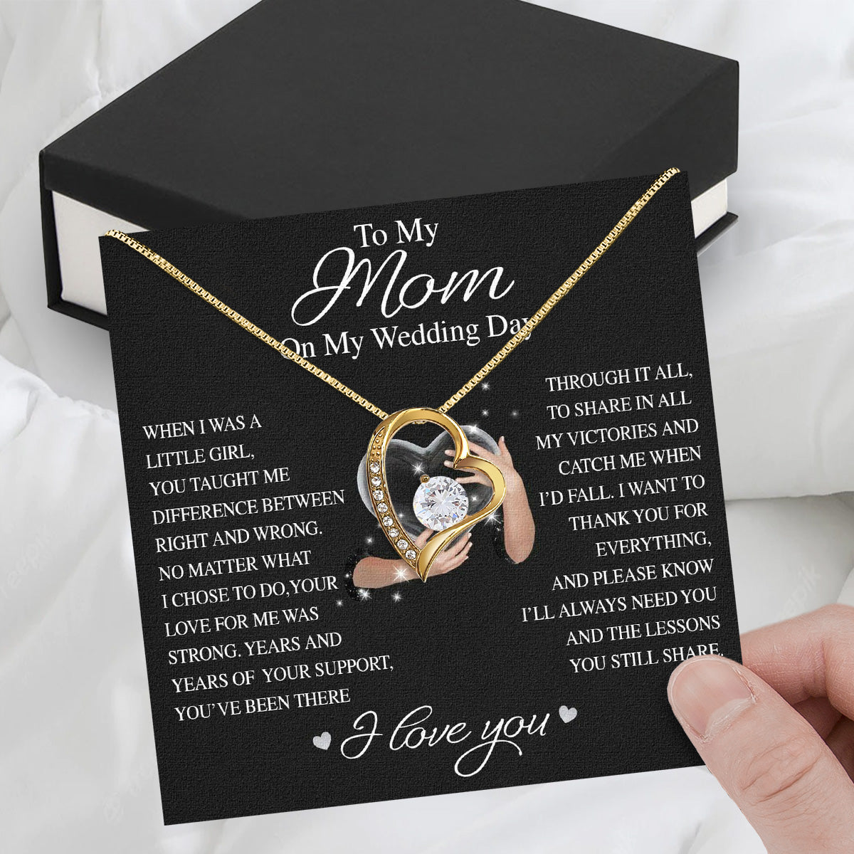 Mom Necklace for Daughter's or Son's Wedding: A Timeless Gift of Love and Gratitude