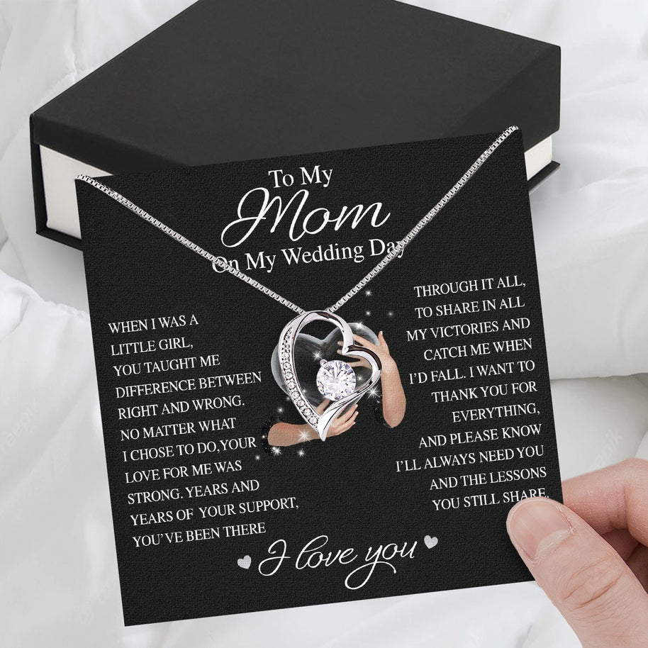 Mom Necklace for Daughter's or Son's Wedding: A Timeless Gift of Love and Gratitude