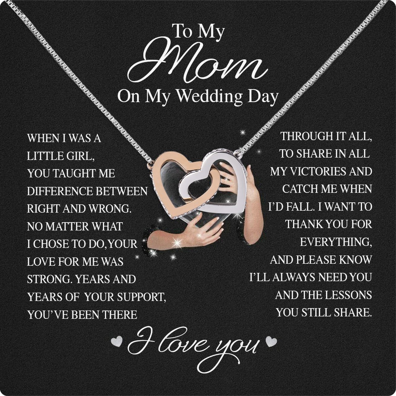 Mom Necklace for Daughter's or Son's Wedding: A Timeless Gift of Love and Gratitude