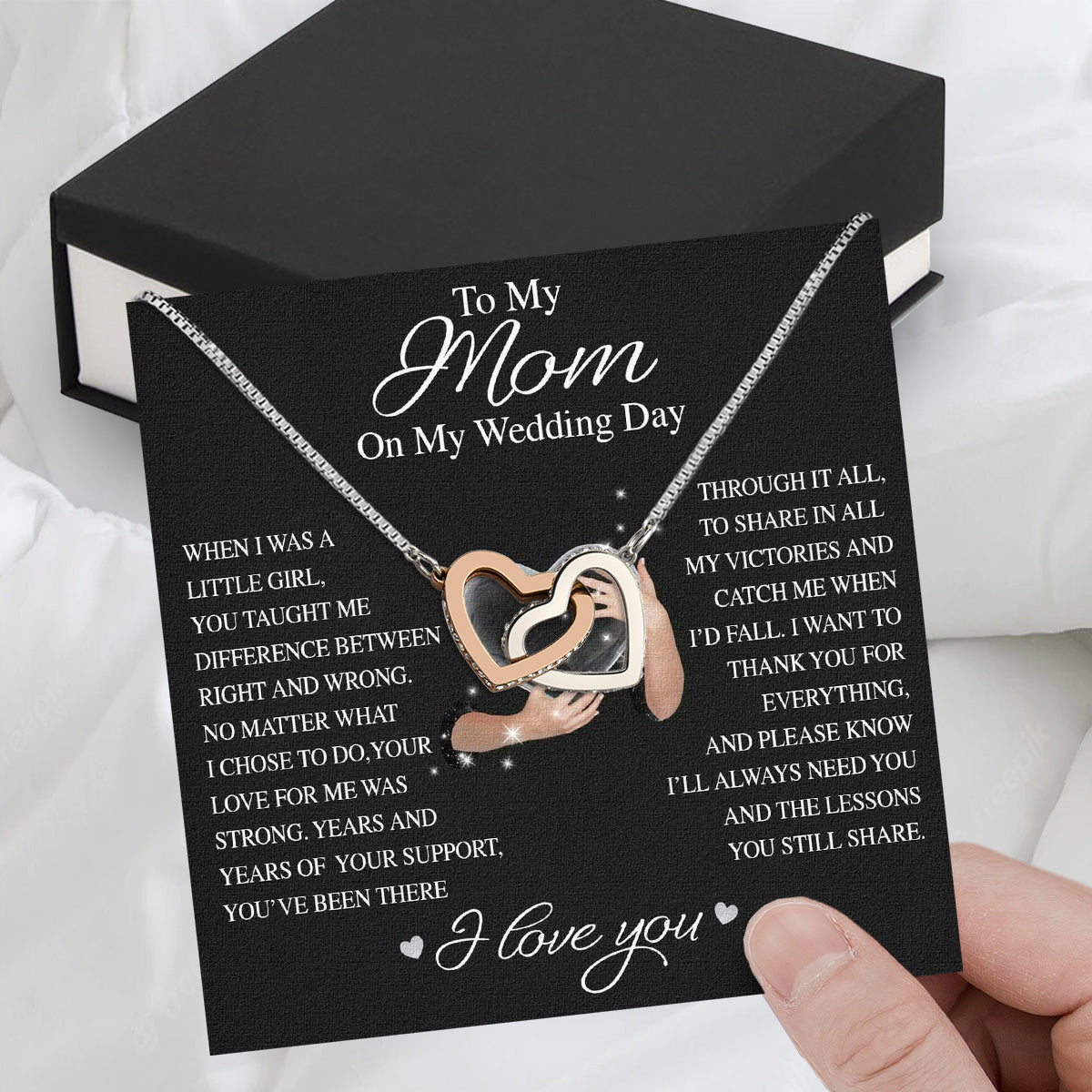 Mom Necklace for Daughter's or Son's Wedding: A Timeless Gift of Love and Gratitude