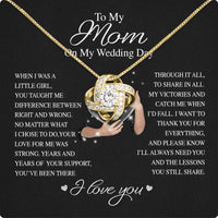 Thumbnail for Mom Necklace for Daughter's or Son's Wedding: A Timeless Gift of Love and Gratitude