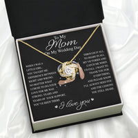 Thumbnail for Mom Necklace for Daughter's or Son's Wedding: A Timeless Gift of Love and Gratitude