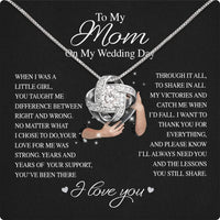 Thumbnail for Mom Necklace for Daughter's or Son's Wedding: A Timeless Gift of Love and Gratitude