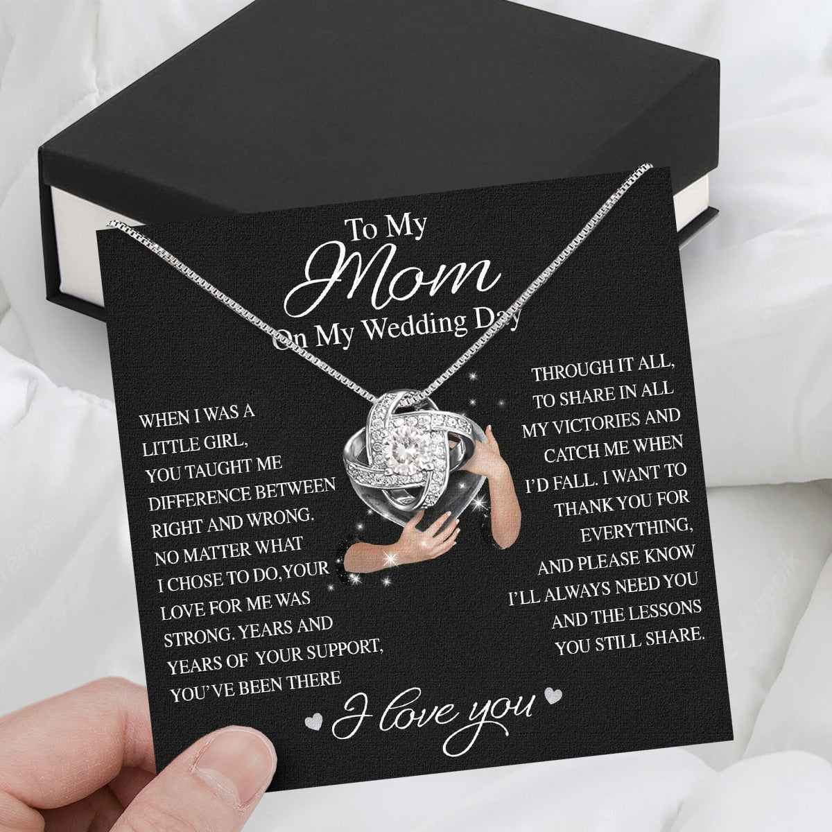 Mom Necklace for Daughter's or Son's Wedding: A Timeless Gift of Love and Gratitude