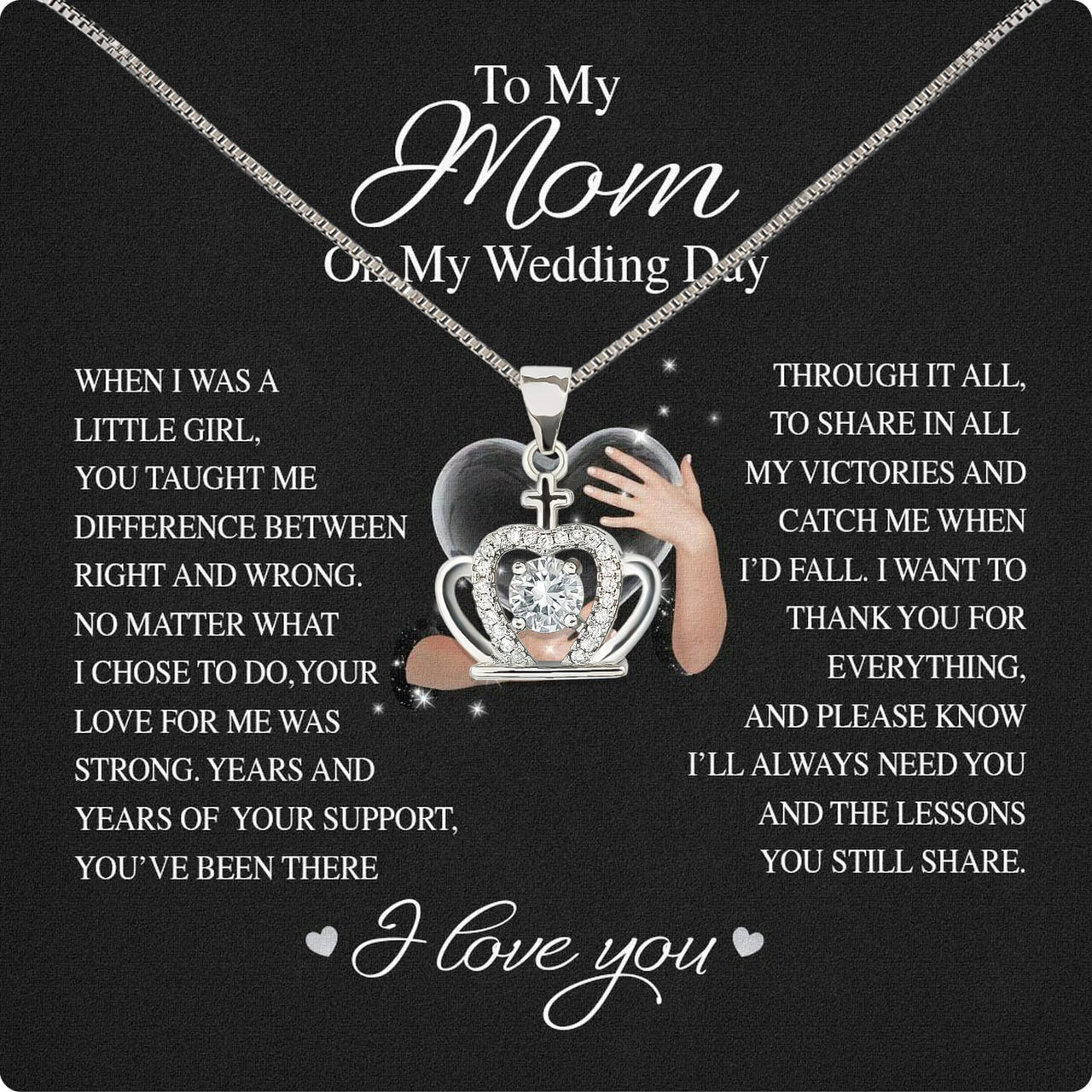 Mom Necklace for Daughter's or Son's Wedding: A Timeless Gift of Love and Gratitude