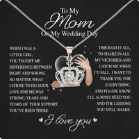 Thumbnail for Mom Necklace for Daughter's or Son's Wedding: A Timeless Gift of Love and Gratitude