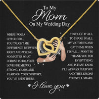 Thumbnail for Mom Necklace for Daughter's or Son's Wedding: A Timeless Gift of Love and Gratitude