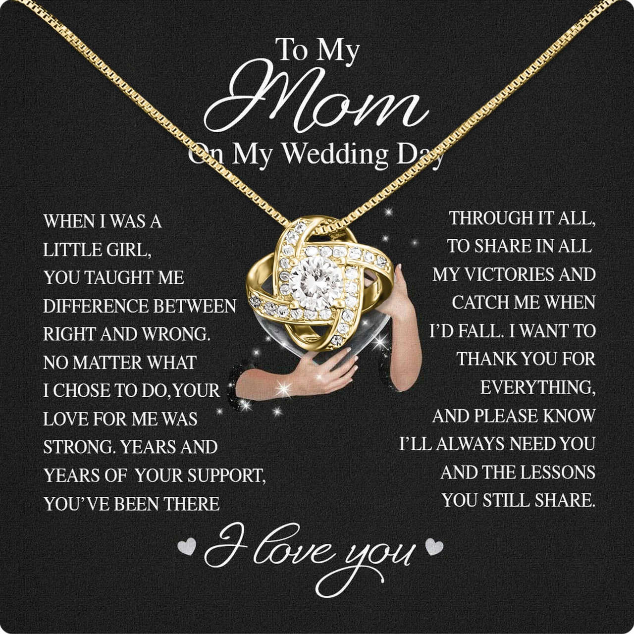 Mom Necklace for Daughter's or Son's Wedding: A Timeless Gift of Love and Gratitude