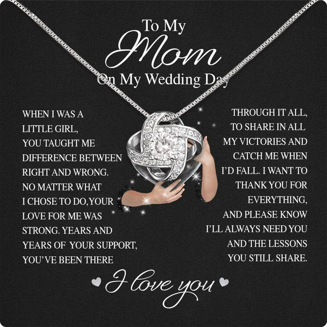 Mom Necklace for Daughter's or Son's Wedding: A Timeless Gift of Love and Gratitude