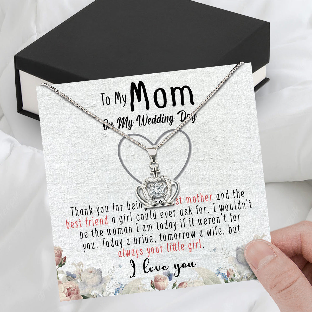 Mom Necklace for Daughter's or Son's Wedding: A Timeless Gift of Love and Gratitude