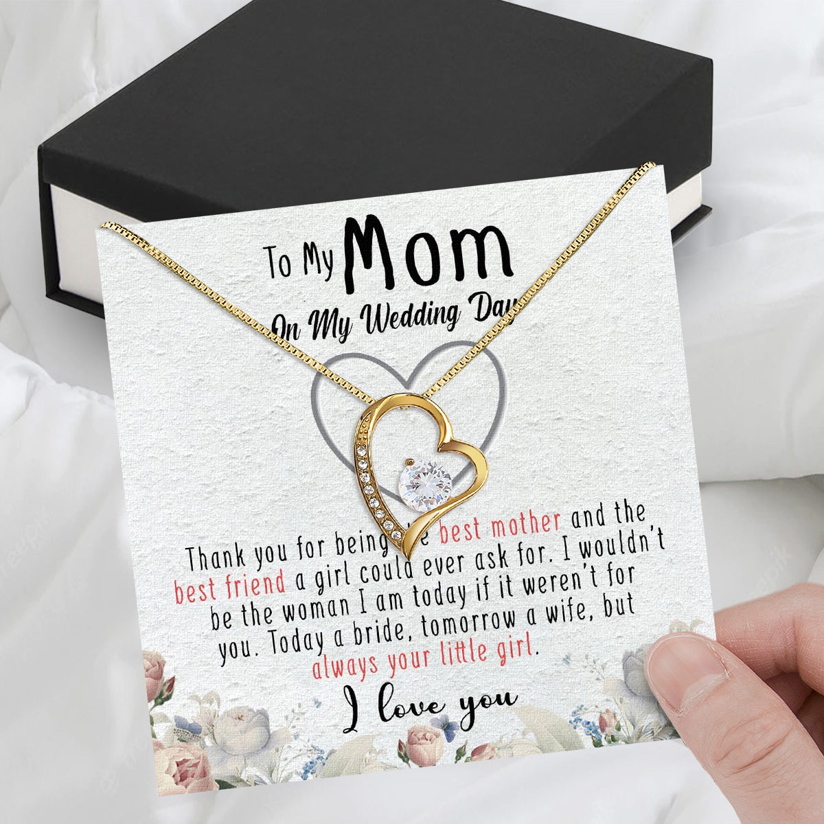 Mom Necklace for Daughter's or Son's Wedding: A Timeless Gift of Love and Gratitude