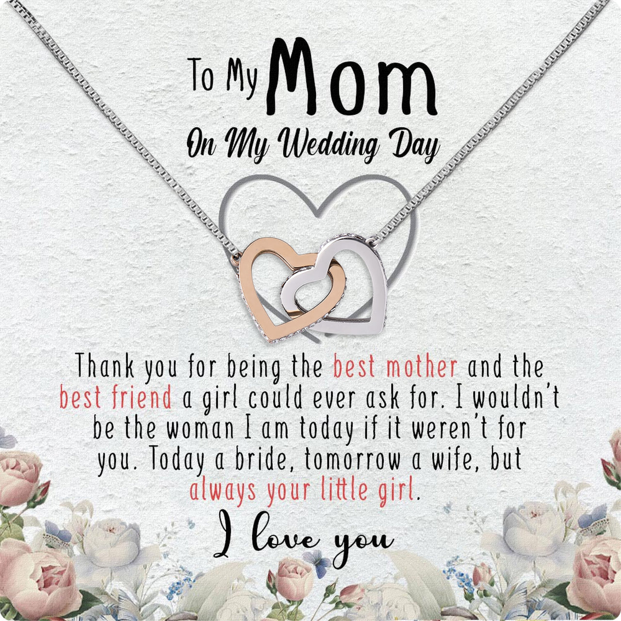 Mom Necklace for Daughter's or Son's Wedding: A Timeless Gift of Love and Gratitude