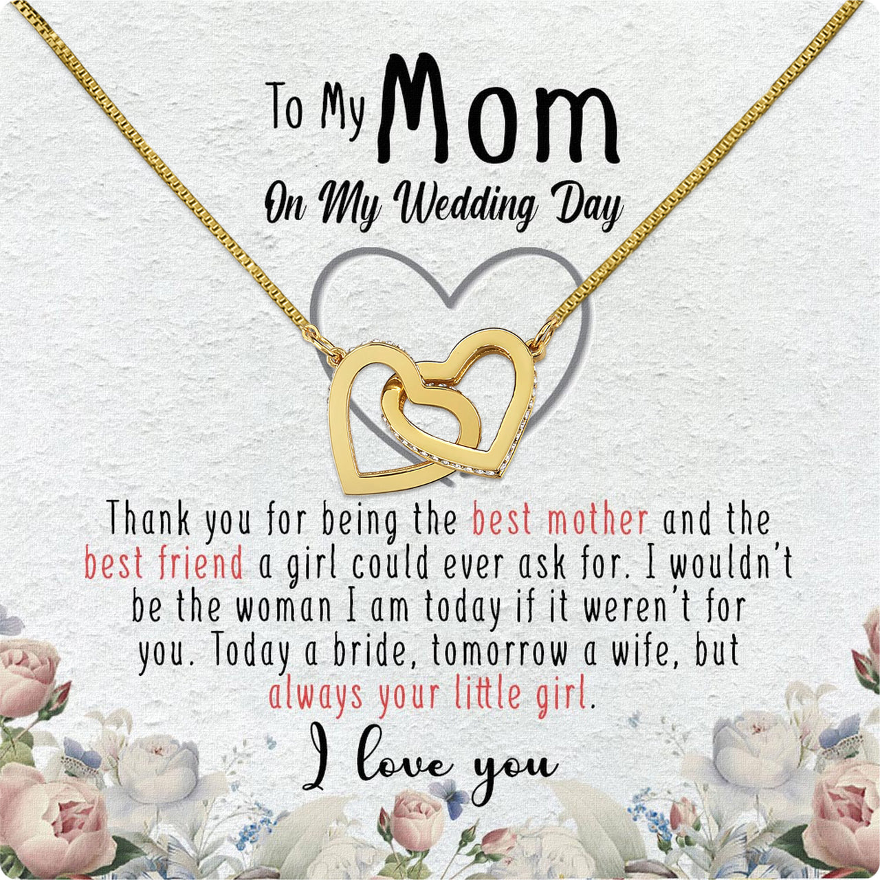 Mom Necklace for Daughter's or Son's Wedding: A Timeless Gift of Love and Gratitude