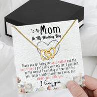Mom Necklace for Daughter's or Son's Wedding: A Timeless Gift of Love and Gratitude