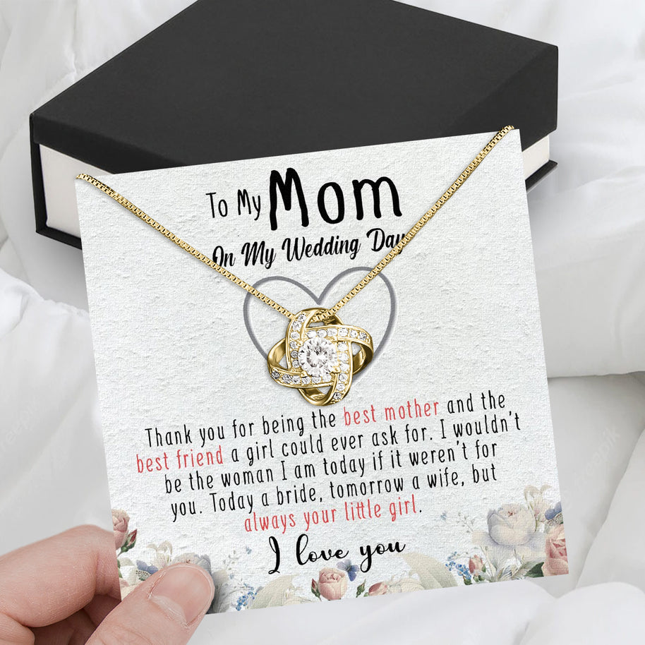 Mom Necklace for Daughter's or Son's Wedding: A Timeless Gift of Love and Gratitude