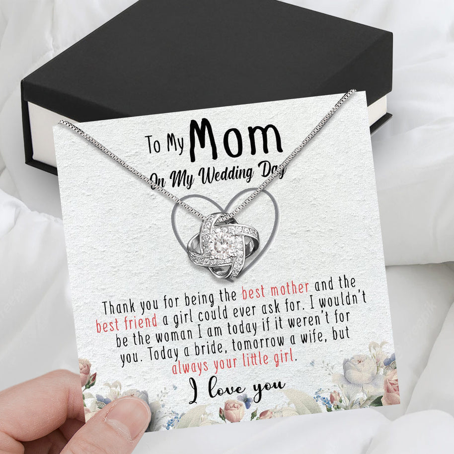 Mom Necklace for Daughter's or Son's Wedding: A Timeless Gift of Love and Gratitude