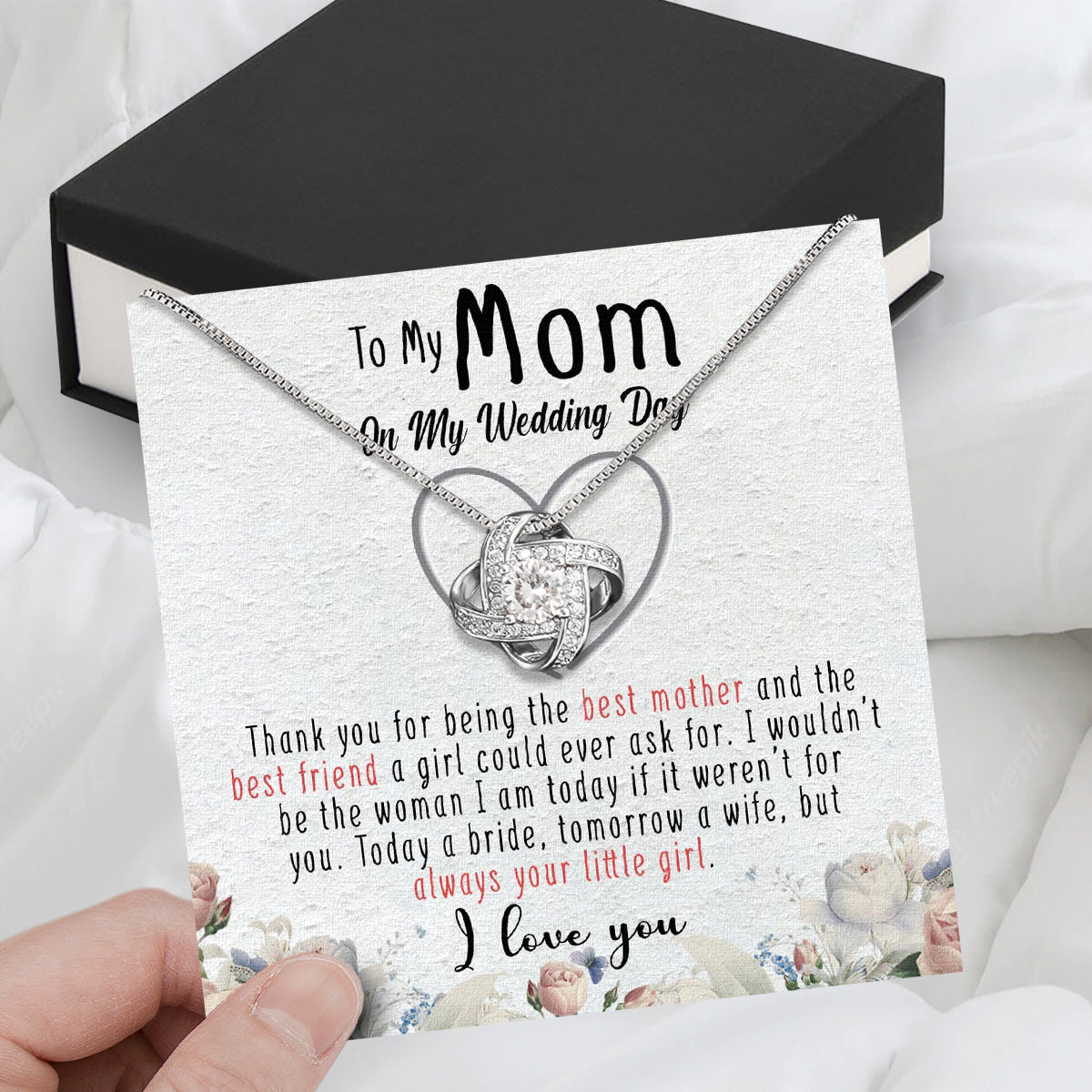 Mom Necklace for Daughter's or Son's Wedding: A Timeless Gift of Love and Gratitude