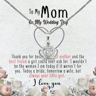 Mom Necklace for Daughter's or Son's Wedding: A Timeless Gift of Love and Gratitude