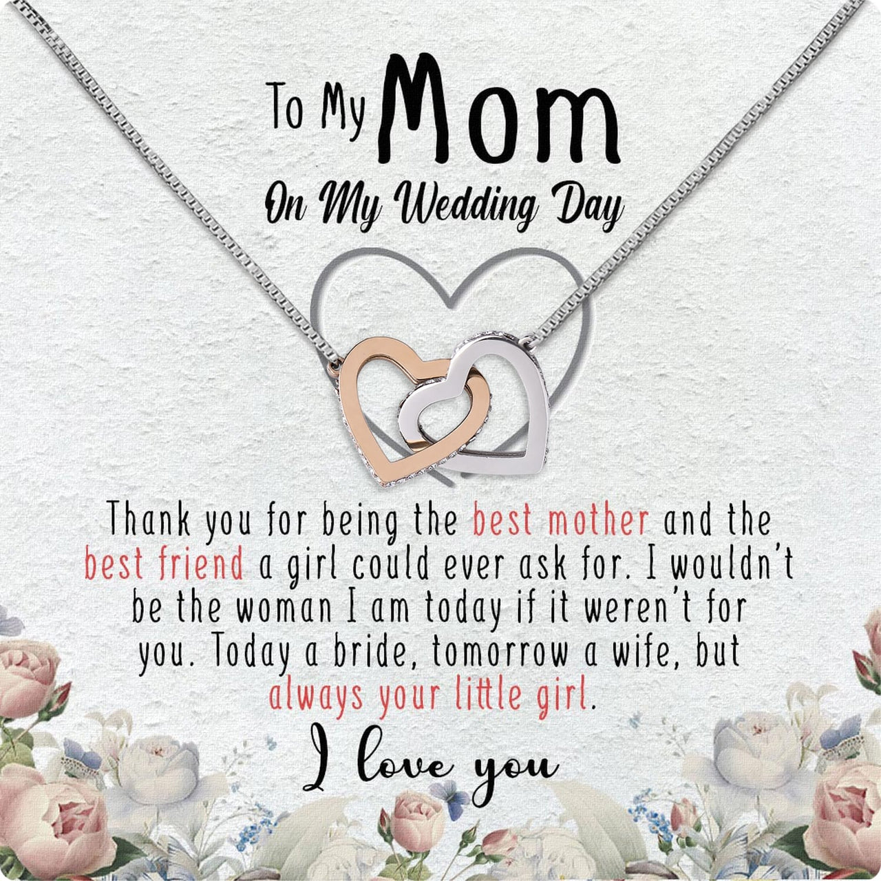 Mom Necklace for Daughter's or Son's Wedding: A Timeless Gift of Love and Gratitude