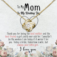 Thumbnail for Mom Necklace for Daughter's or Son's Wedding: A Timeless Gift of Love and Gratitude