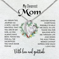 Mom Necklace for Daughter's or Son's Wedding: A Timeless Gift of Love and Gratitude