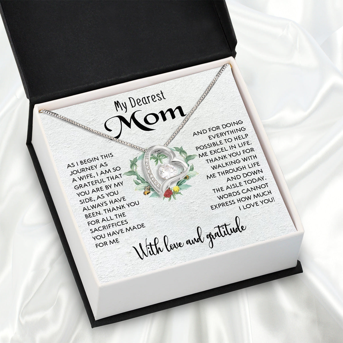 Mom Necklace for Daughter's or Son's Wedding: A Timeless Gift of Love and Gratitude