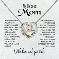 Thumbnail for Mom Necklace for Daughter's or Son's Wedding: A Timeless Gift of Love and Gratitude