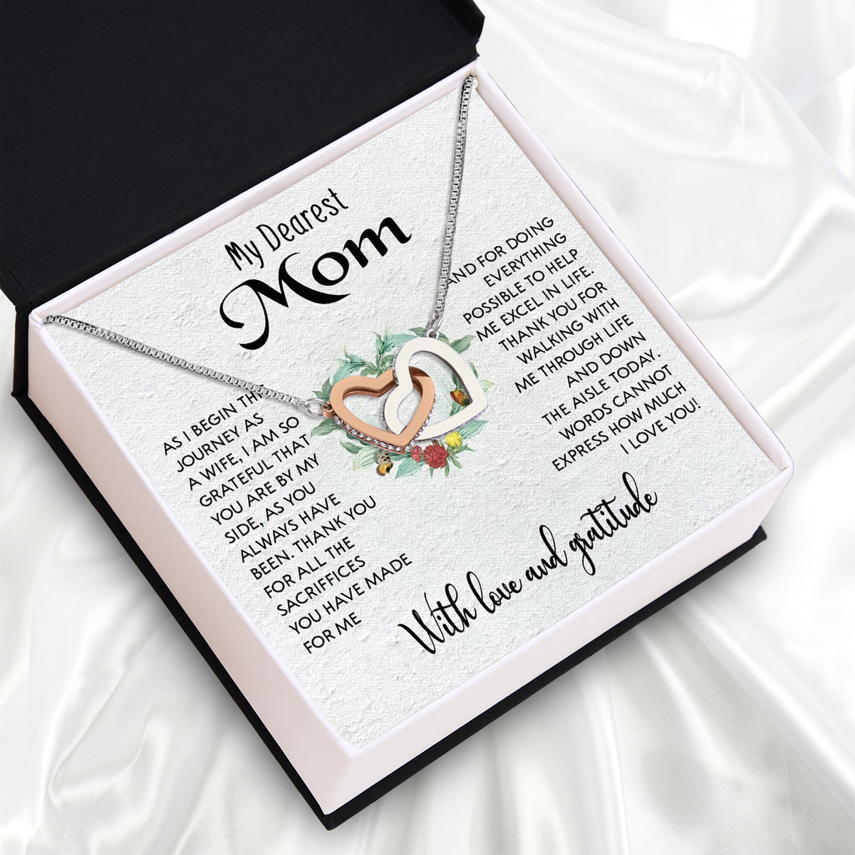 Mom Necklace for Daughter's or Son's Wedding: A Timeless Gift of Love and Gratitude