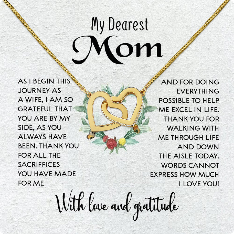 Mom Necklace for Daughter's or Son's Wedding: A Timeless Gift of Love and Gratitude