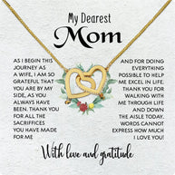 Mom Necklace for Daughter's or Son's Wedding: A Timeless Gift of Love and Gratitude